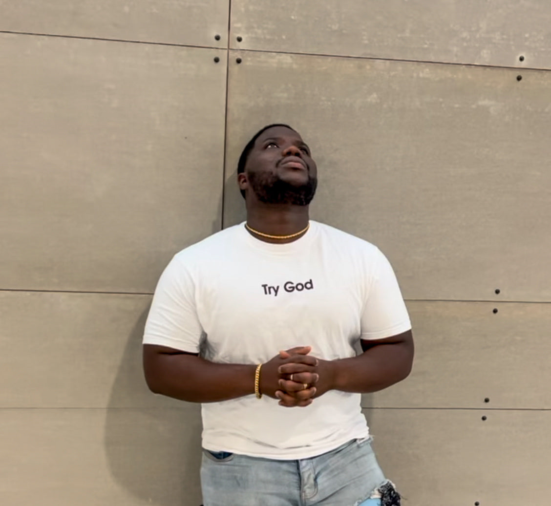 Try God White Tee