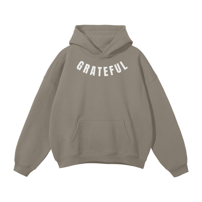 Oversized Grateful Hoodie