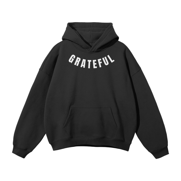 Oversized Grateful Hoodie