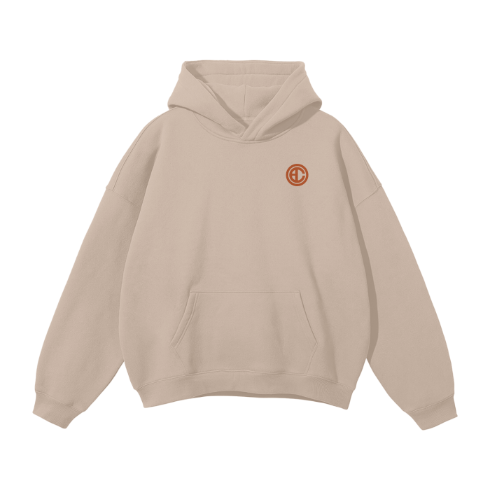 Prayer works Hoodie - orange design