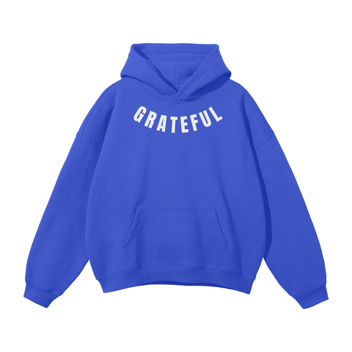 Oversized Grateful Hoodie