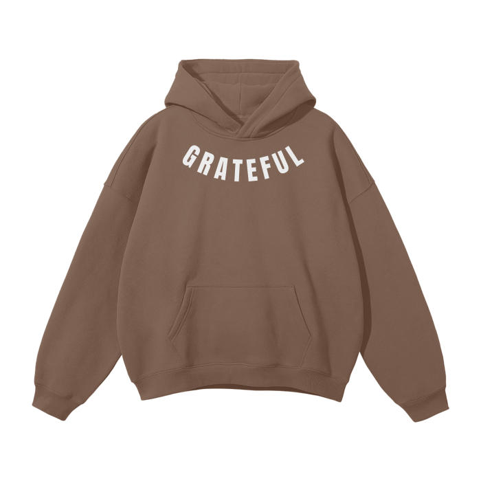 Oversized Grateful Hoodie