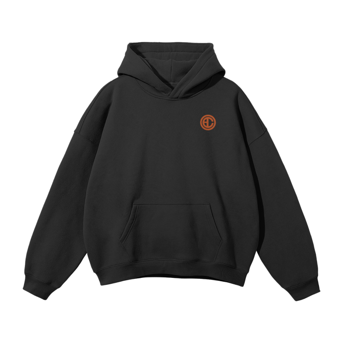 Prayer works Hoodie - orange design