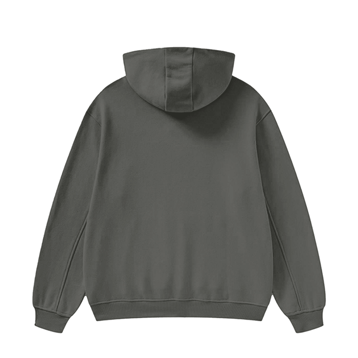 Sweat à capuche en polaire à col montant Try God - Gris