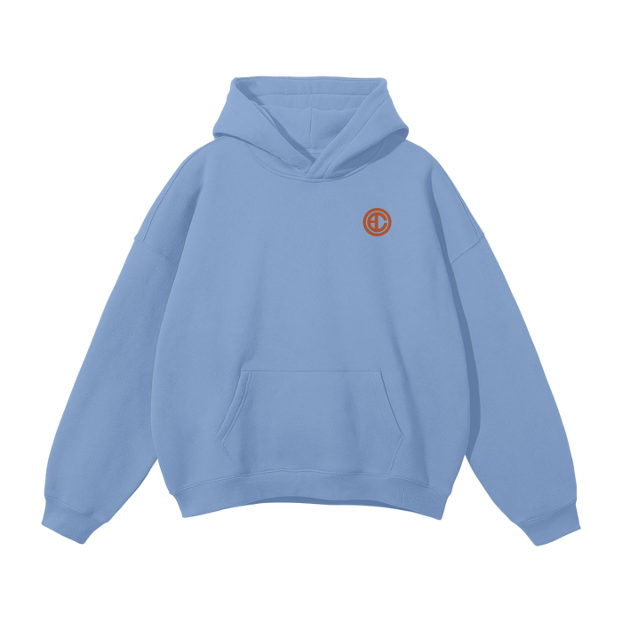 Prayer works Hoodie - orange design