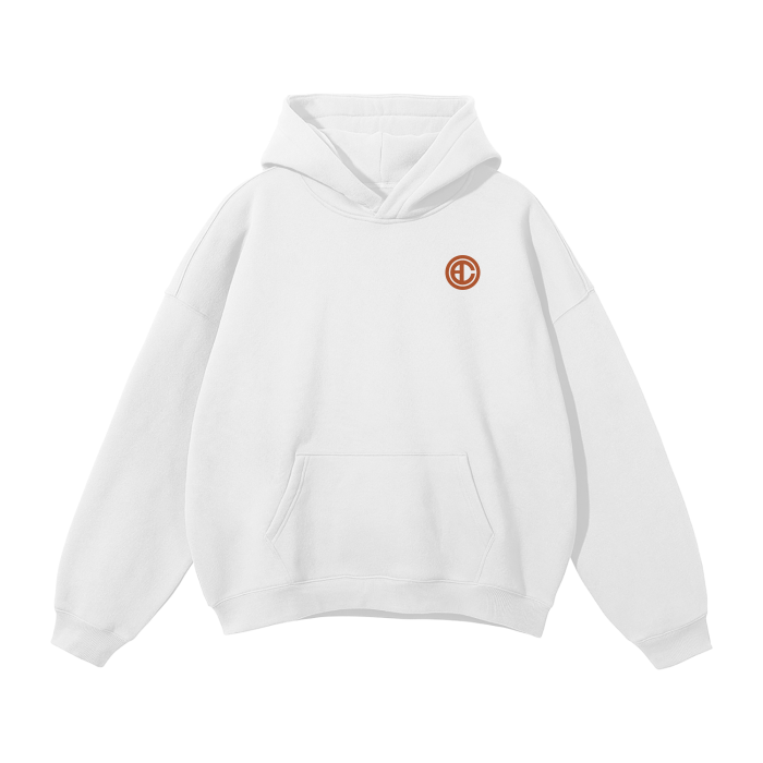 Prayer works Hoodie - orange design