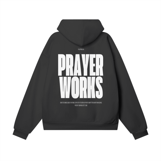 Prayer works - White design