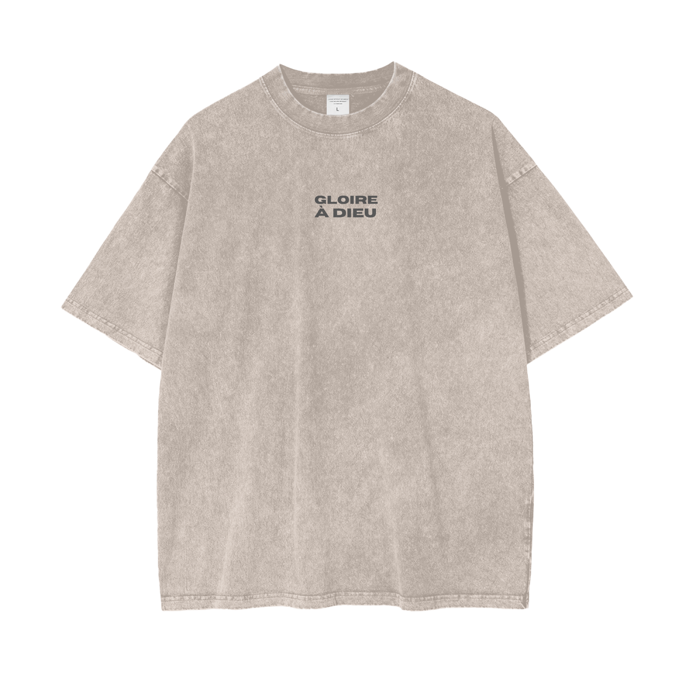 Gloire à Dieu Oversized T-shirt